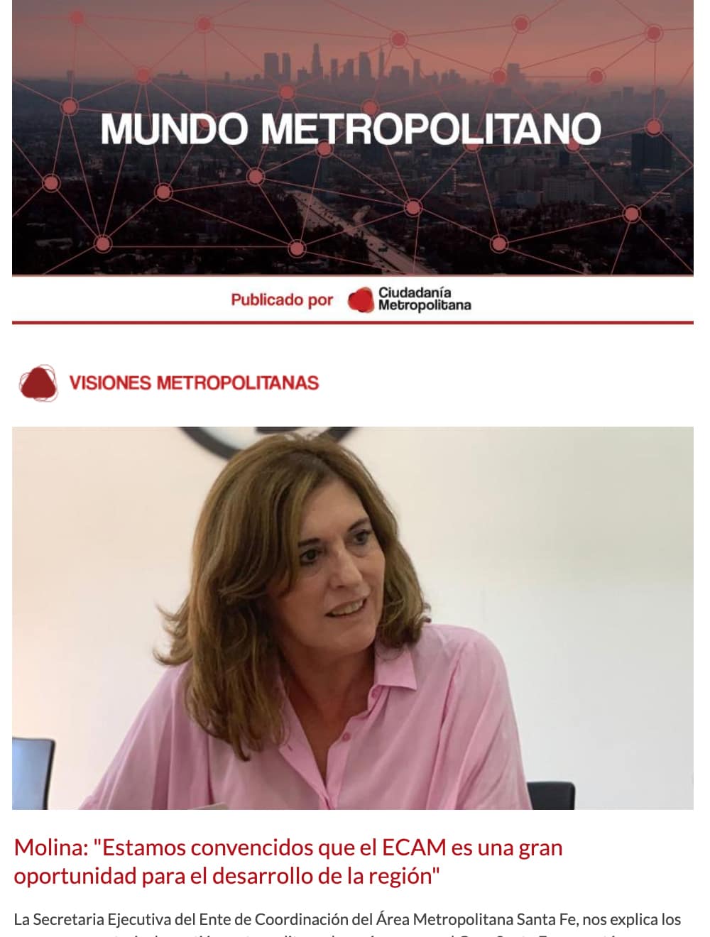 Newsletter Mundo Metropolitano 5